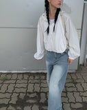 Show Light Blue Denim Wash Wide Pants