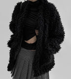 Premiere Oversized Fit Fur Cardigan