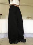 Paron Summer Cotton String Wide Pintuck Pants