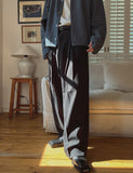 Summit Crease Pintuck Wide Slacks