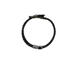 Comb leather double bracelet