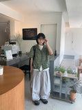 Saka cut banding string balloon cargo pants