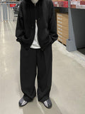 Fancy wide pintuck slacks trouser