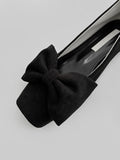 1088 Corduroy Ribbon Flat Shoes (1 cm)