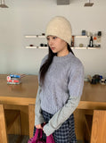 Jupa Cable Wool Short Sleeve Knit