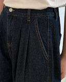 Diman Stitch Banding Cargo Denim Pants