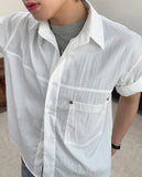 Tra Crop Nylon Short Sleeve Shirt