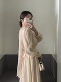Etpee Chiffon Shirred Tie One Piece