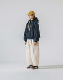 [AG.W] Edge Balloon Crop Double Hoodie