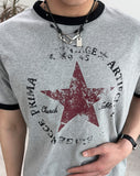 Pia Star Crop Ringer Tee