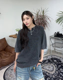 Coon Pigment Henry Neck Knit Short Sleeve