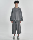 Raw Edge Batwing Sweatshirt