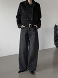 Naples double-breasted short coat