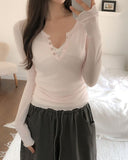 Prom Ruffle Button Long Sleeve