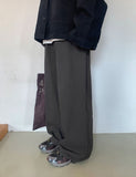 [BAONHAUS] Berun Cotton Straight Banding Pants