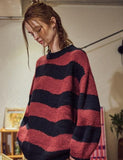 Wave Brush Stripe Sweater