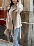 Core Half Trench Coat (Belt Set)