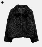 Feather Fluffy Fur Jacket
