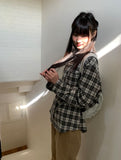 Kanpav Check Over Long Sleeve Shirt