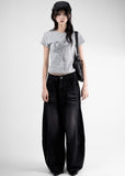 Frill Ribbon Slim Tee