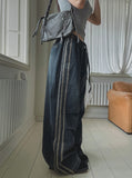 Tern line denim parachute pants