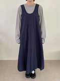 Ferriden pocket sleeveless long one piece