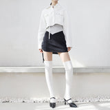 Le L String Shirring Skirt