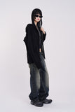 Scope deep blue wide denim pants