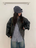Bultub Crop Leather Jacket