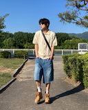 Bedi cut Bermuda pants