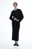 Perit folding long skirt