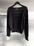 Flobe Deep V-Neck Net Knit