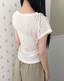 Cheta Flower Short Sleeve T-shirt