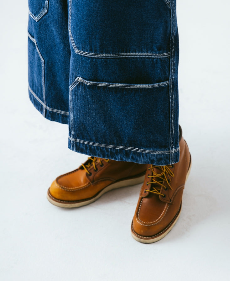 【ANGLAN】24SS★ [AG] Spread Double Knee Denim Half Pants ANGLAN】24SS☆ [AG] Spread Double Knee Denim Half Pants