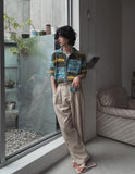 Martin cool linen two-tuck pants