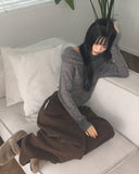 Turnon Cotton Color Wide Banding Pants