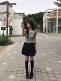 Fodin Balloon Belt Mini Skirt