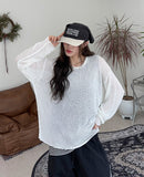 Laon see-through linen knit