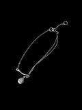 Silver) Clap Pearl Bracelet