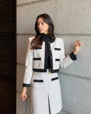 Ibrea Tweed Color Matching Jacket