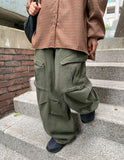 Padrick Curved Cargo Wide Pants