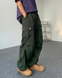 Ite Pintuck Nylon Cargo Pants
