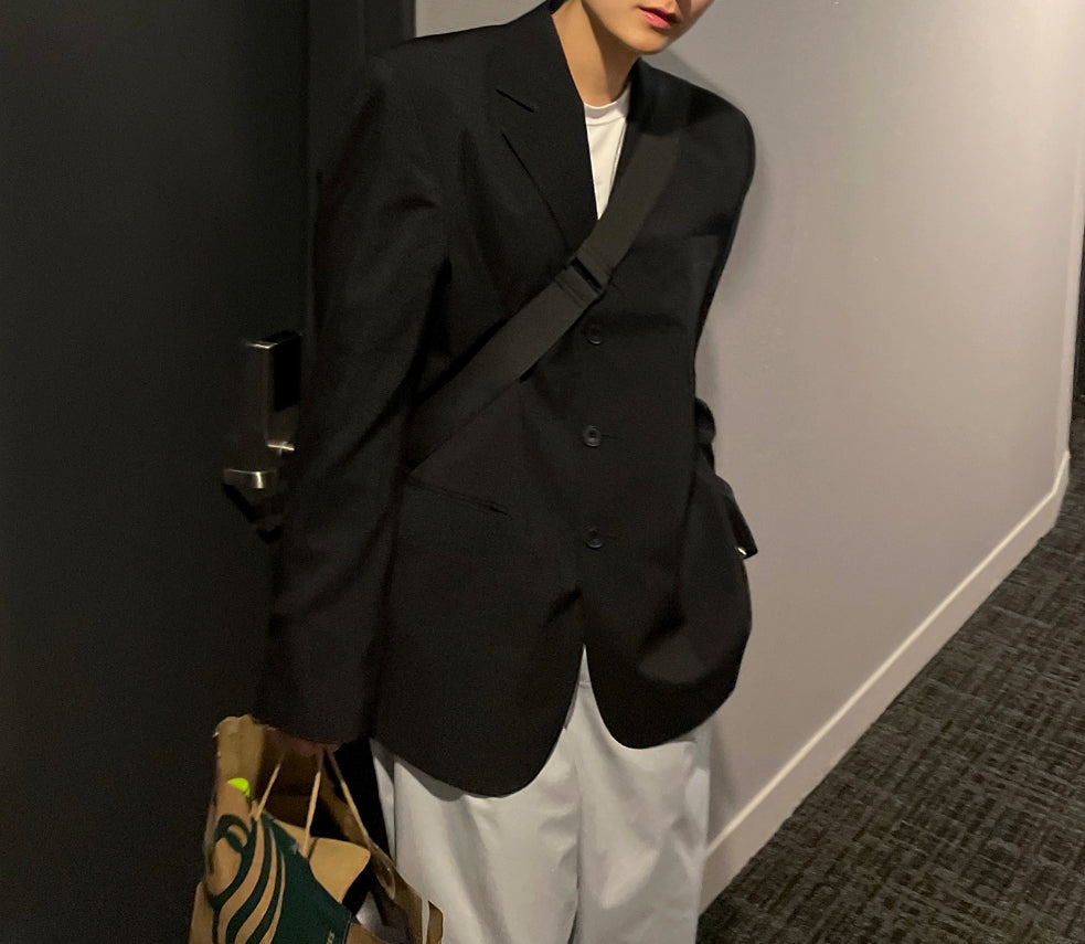 【COSYHARU】Cavaly Minimal Semi-Overfit Blazer COSYHARU (コシハル) - ケボリーミニマルセミオーバーフィット
