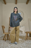 Happy Callie Raglan Pigment Sweatshirt