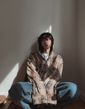 Vince Damage Hood Check Jacket