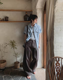 Novil Deep Pintuck Slacks