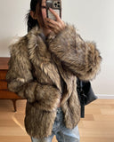 Fib Premium Mix Fur Coat