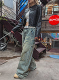 Denti Damage Brush Denim Pants