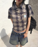 Boyle Washing Bermuda Half-Length Denim Pants