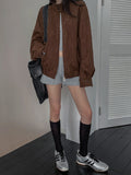 studded ribbed low-rise shorts